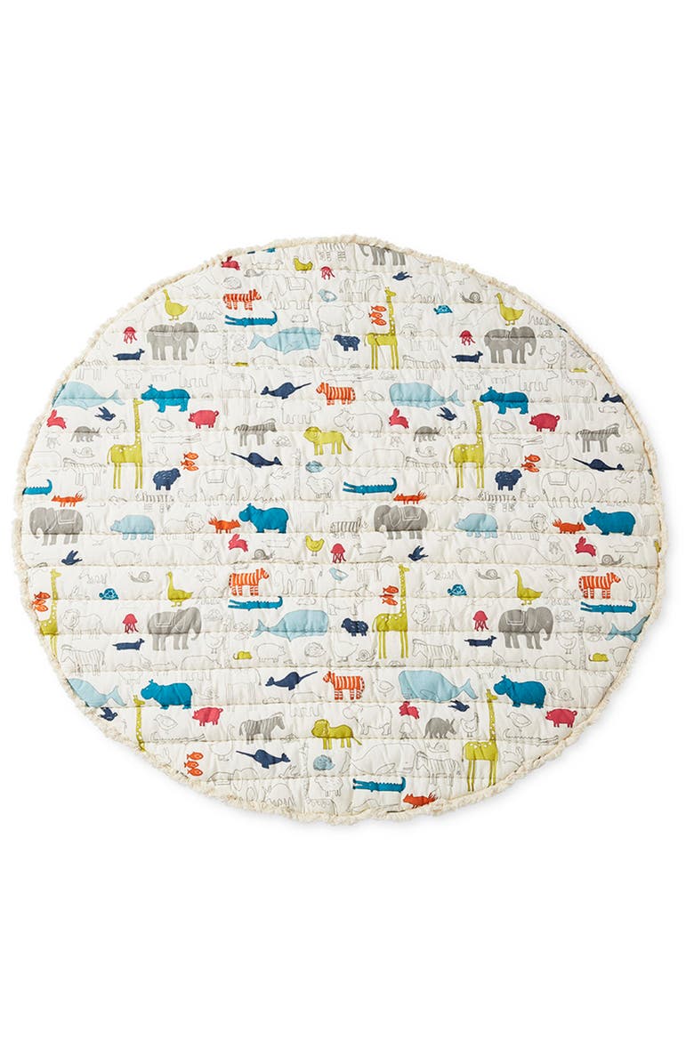 Pehr Reversible Print Round Play Mat, Main, color,