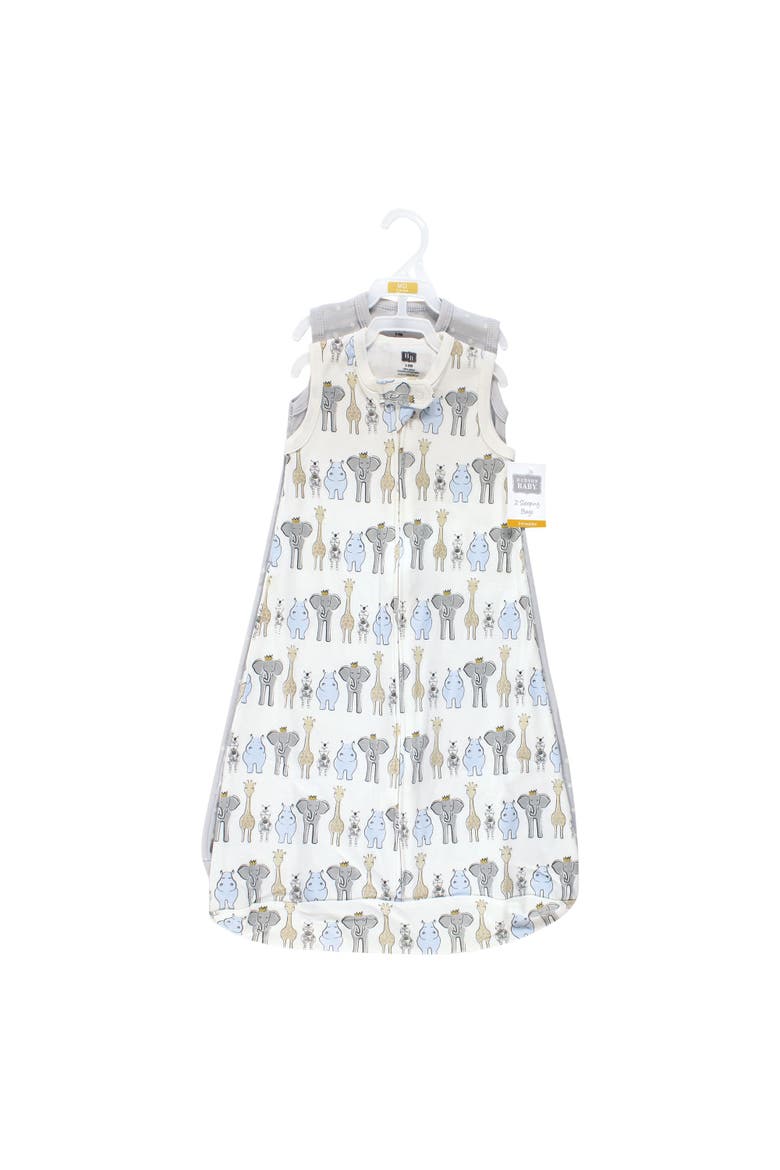 Interlock Cotton Sleeveless Sleeping Bag, Alternate, color, Safari Blue Royal