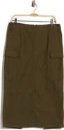 Marc Jacobs Slim Cargo Canvas Skirt