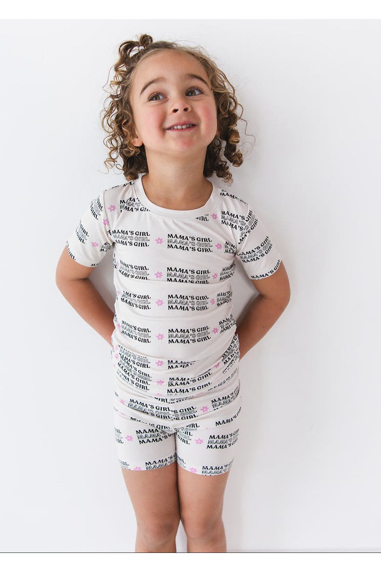 Biker Shorts & Shirt Set | Mama's Girl, Main, color, Beige
