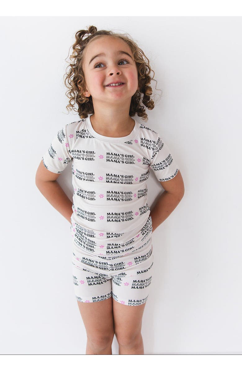 Charlie Lou Baby<sup>®</sup> Biker Shorts & Shirt Set | Mama's Girl, Main, color, Beige