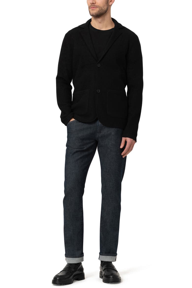 Courage Straight Leg Jeans, Alternate, color, DARK BLUE SELVEDGE