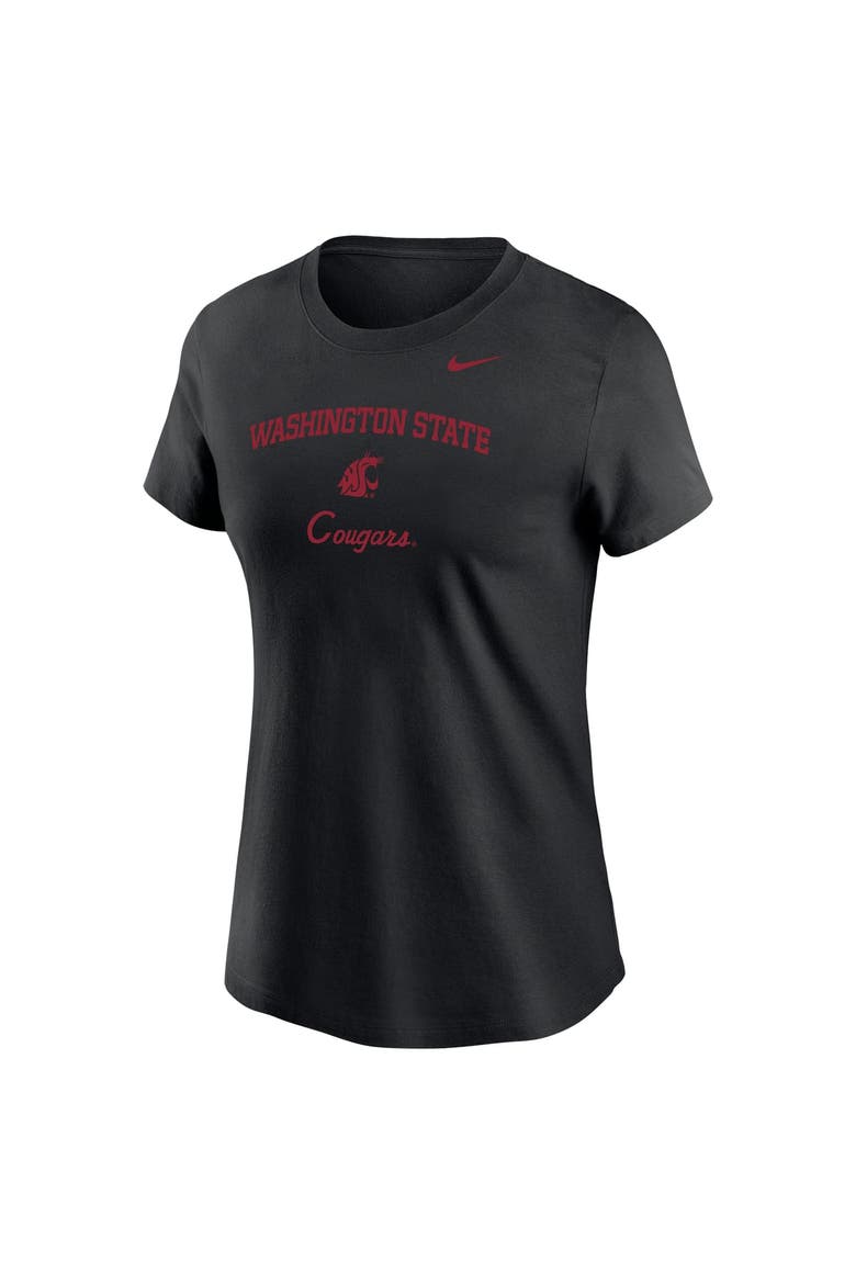 Women's Nike Black Washington State Cougars Primary T-Shirt, Alternate, color, Black