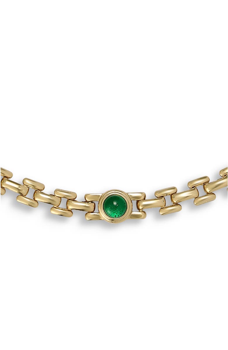 RC RETRO CHIC Byzantine Empire Necklace, Alternate, color, Green & Gold & White