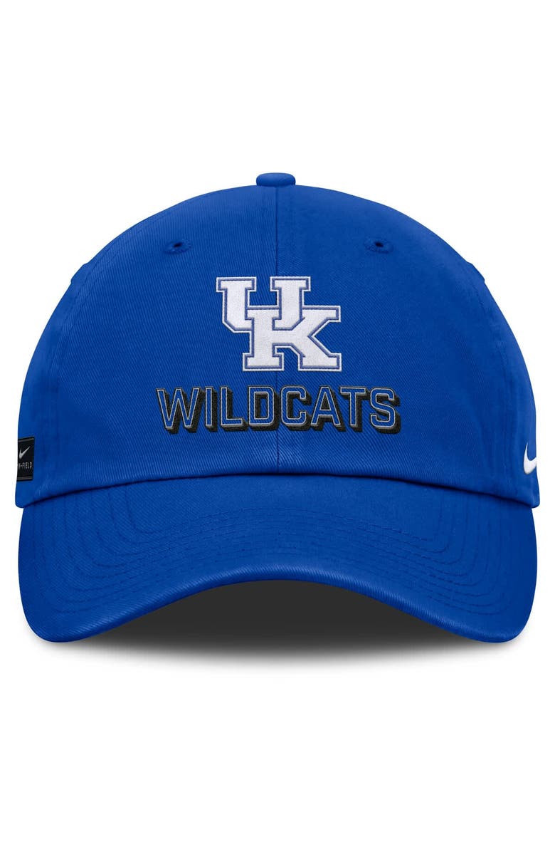 Nike Men's Nike Royal Kentucky Wildcats 2025 On-Field Club Adjustable Hat, Alternate, color, Royal