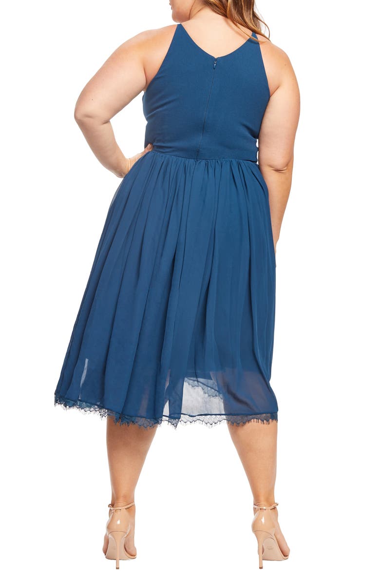 Dress the Population Alicia Mixed Media Dress, Alternate, color, 