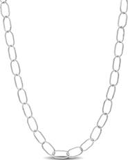 DELMAR Twisted Rolo Chain Necklace