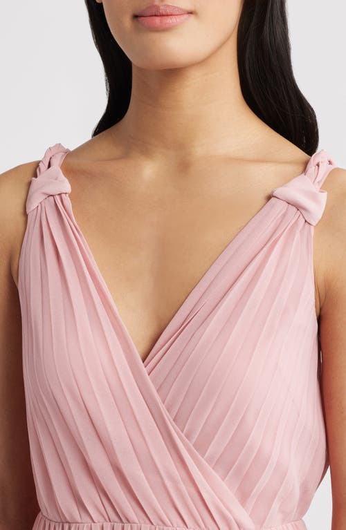 Chelsea28 Pleat Tie Back Maxi Dress In Pink Beauty