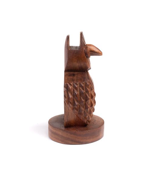 Matr Boomie Owl Eyeglass Holder Stand In Brown