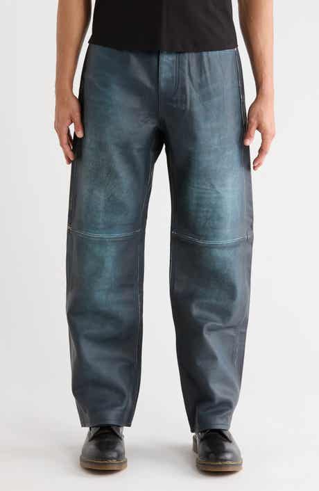 Leather Baggy Pants