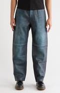 PURPLE BRAND Leather Baggy Pants