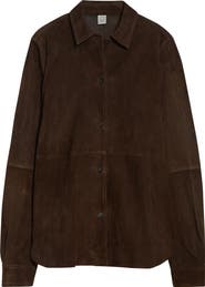 TOTEME Soft Suede Overshirt