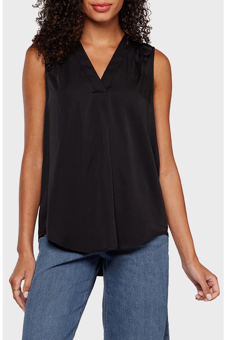 Sabine Sleeveless Top, Main, color, BLACK
