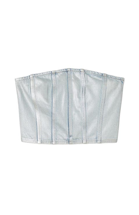 Women's Denim Tube Top