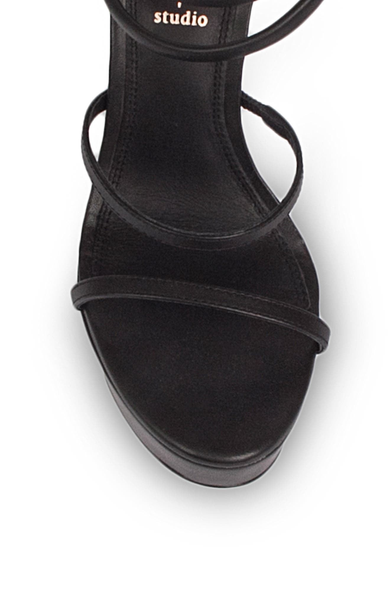 BLACK SUEDE STUDIO Kristen Platform Sandal, Alternate, color, 