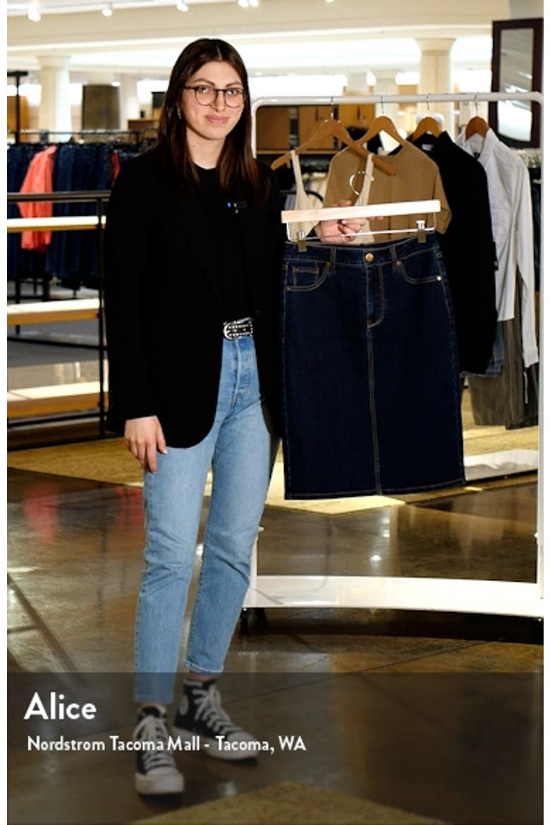 High Waist Denim Skirt video