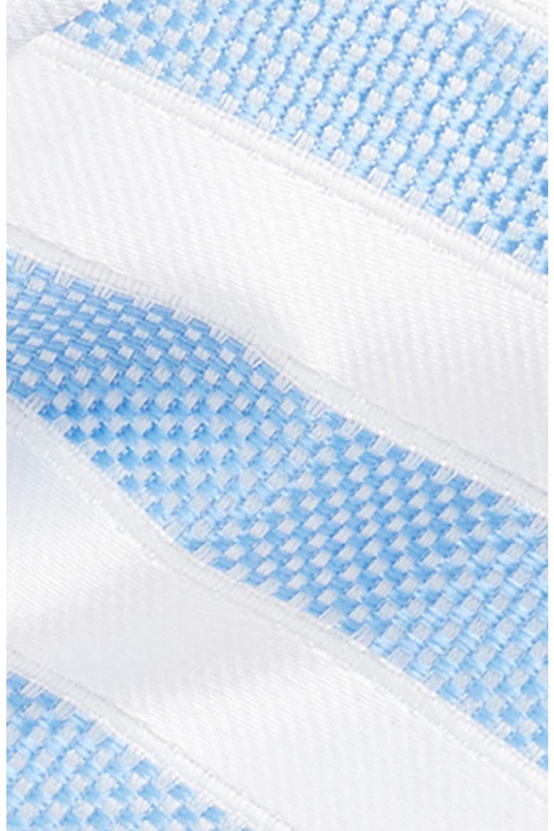 Stripe Silk Bow Tie, Alternate, color, BLUE