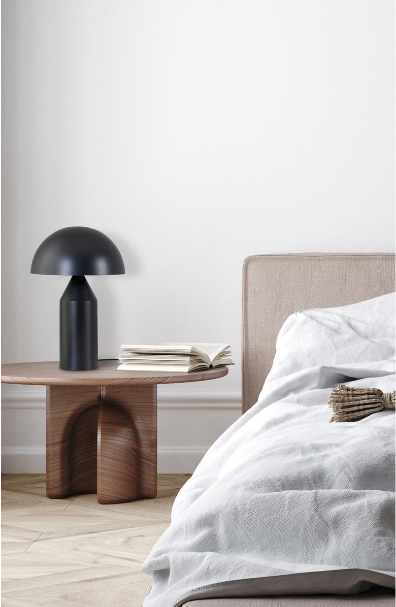 Brightech Venus 9.5" Modern LED Table Lamp with Dome Bowl Shade, Alternate, color,