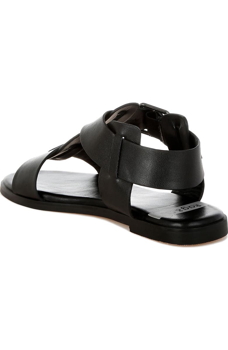 Rag & Co Shayla Gladiator Flat Sandal, Alternate, color, Black