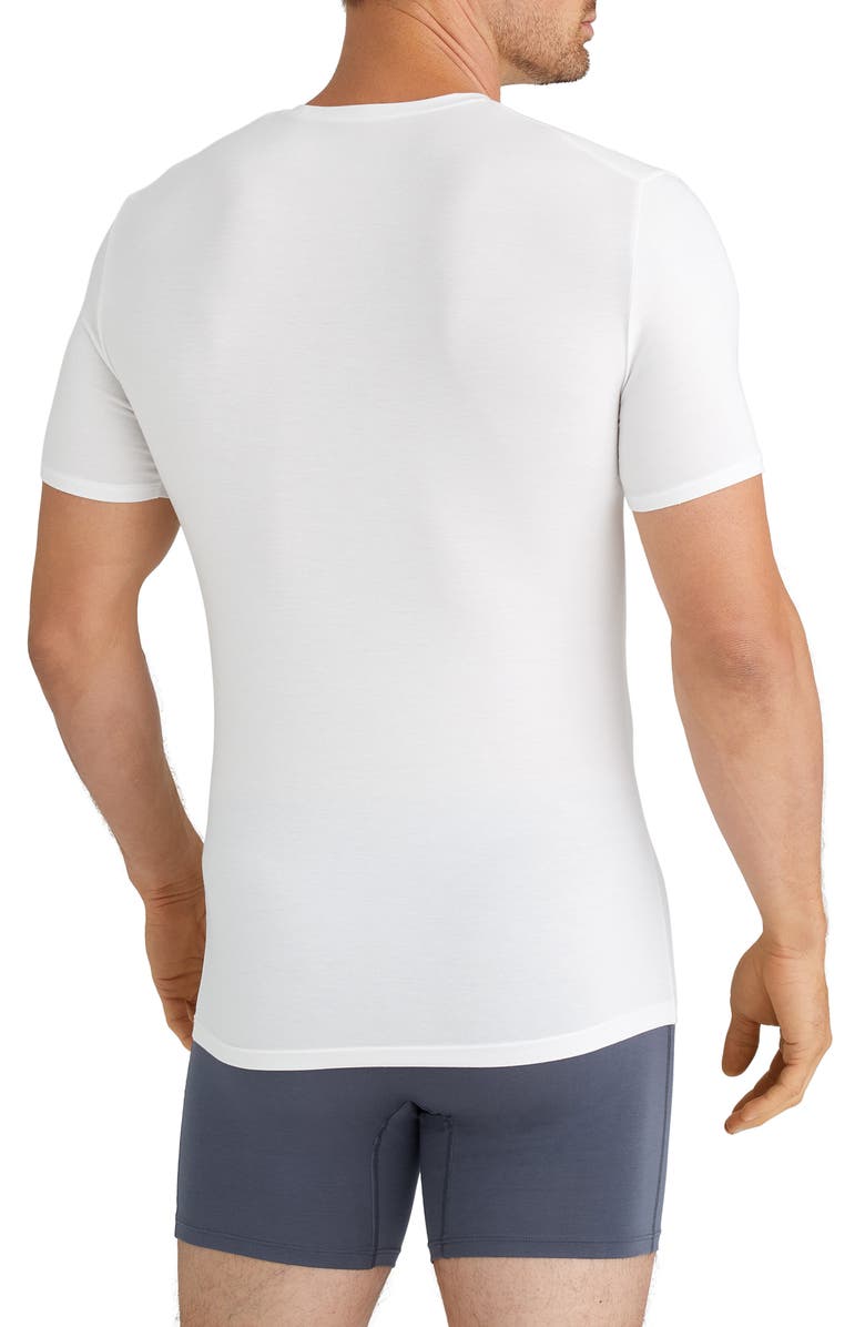Tommy John Pack of 3 Essential Cool Cotton Undershirts, Alternate, color, White