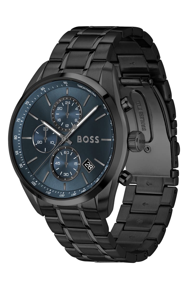 BOSS Grand Prix Chronograph Bracelet Watch, 44mm, Alternate, color,