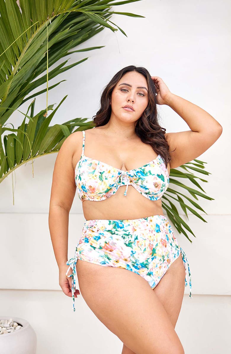 Artesands Odette Degas D- & DD-Cup Underwire Bikini Top, Alternate, color, 