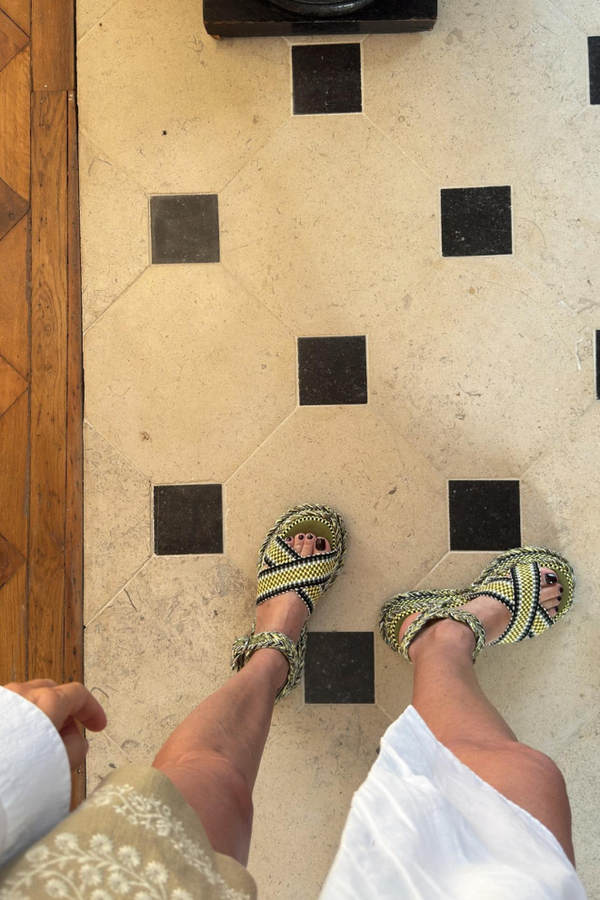 Amambaih Ada Platform Sandals, Alternate, color, Kaki-Lemon