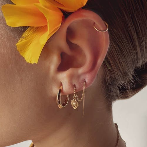 Astor & Orion Women's Heart Threaders In Gold In Gold