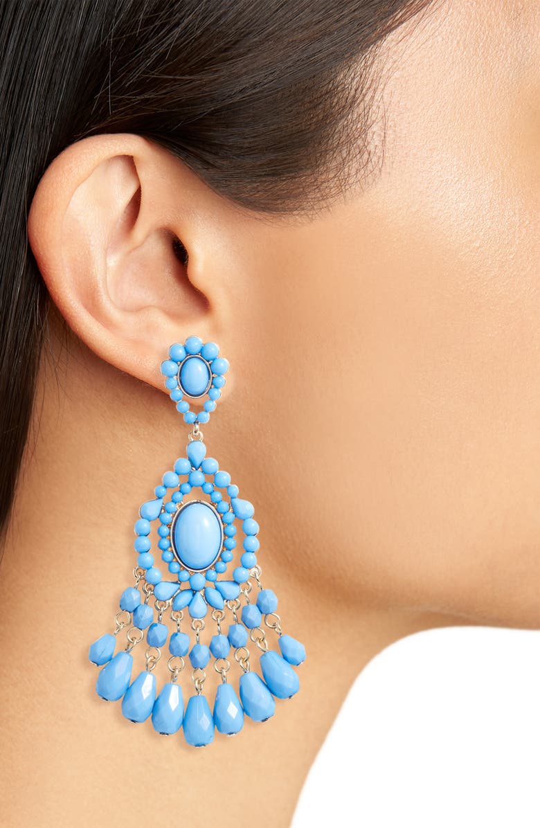 Stella + Ruby Amman Bead Drop Earrings, Alternate, color, 