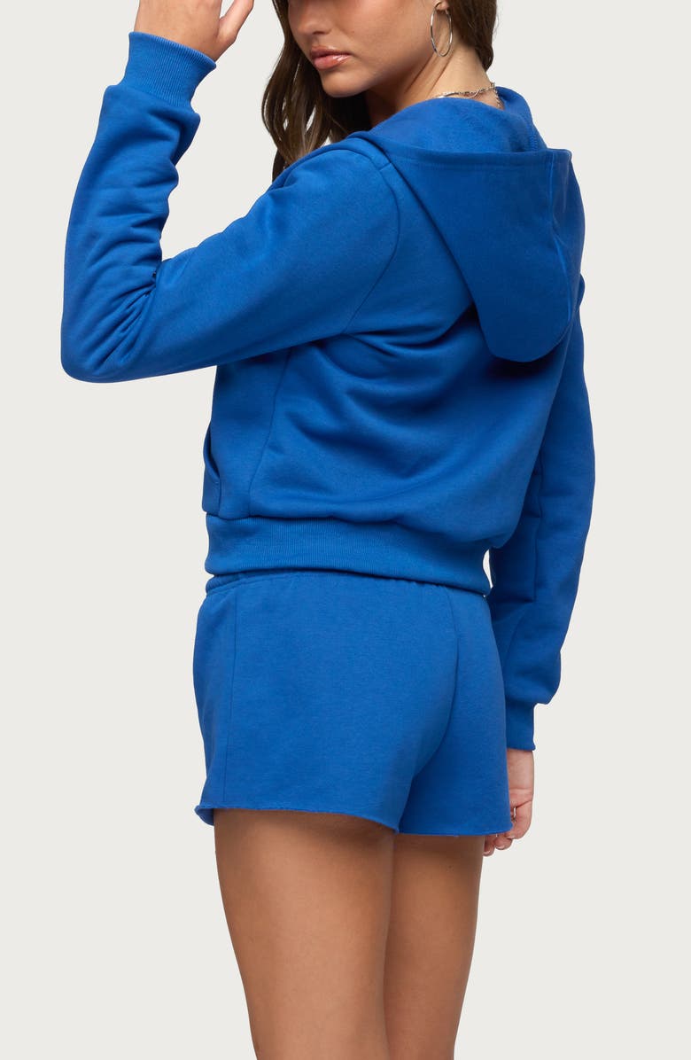 EDIKTED Lynette Zip-Up Hoodie, Alternate, color, 