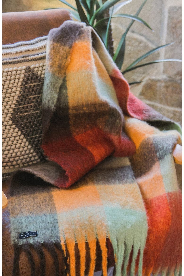 Kiki Scarf, Alternate, color, Brown / Orange / Green / Red