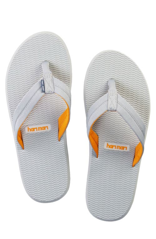 Hari Mari Dunes Waterproof Flip Flop In Light Gray