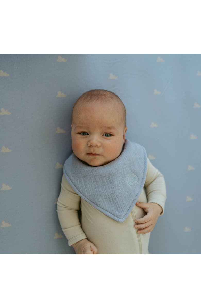 Parker Baby Co. Muslin Bandana Bibs, Alternate, color, Stormy