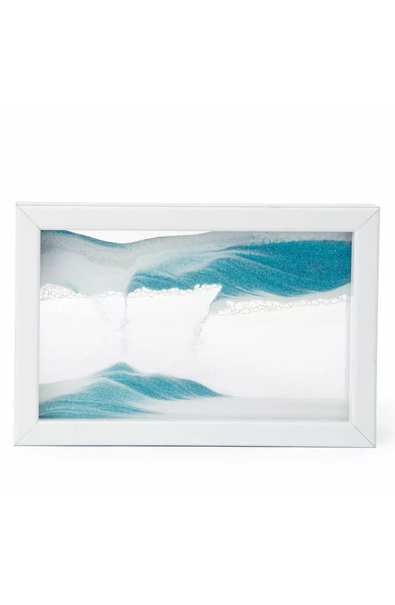Uncommon Goods Ocean Sand Art by Pitkin Stearns, Main, color, Blue / White