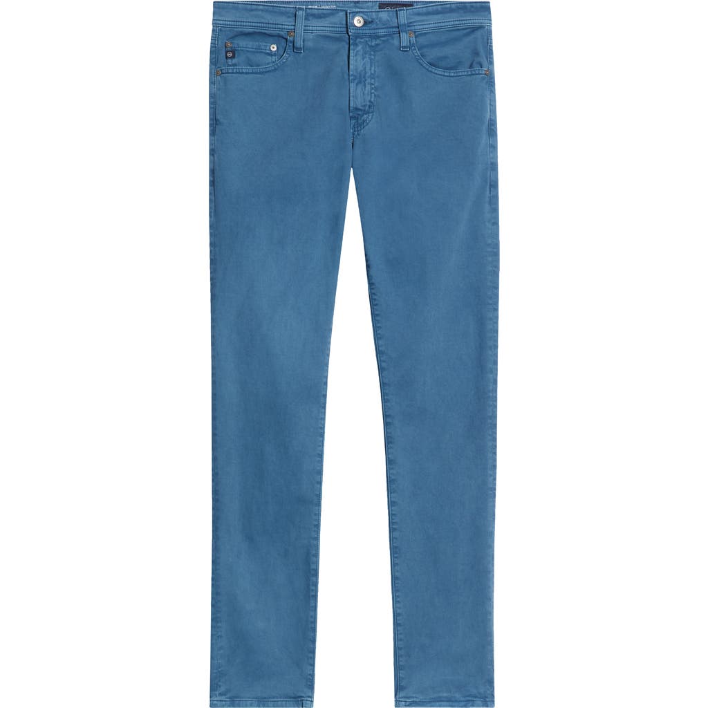 Ag Tellis Stretch Sateen Modern Slim Pants In Blue