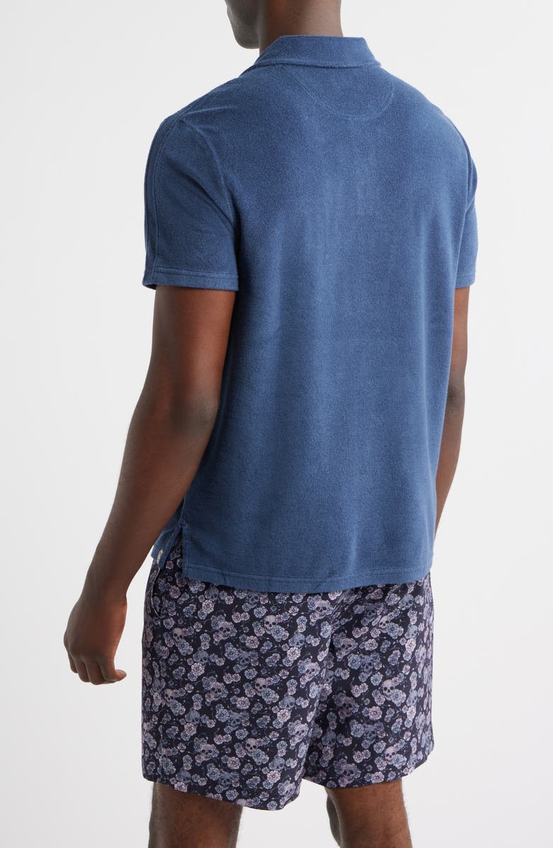Fair Harbor The Ravello Terry Cloth Polo, Alternate, color, Navy