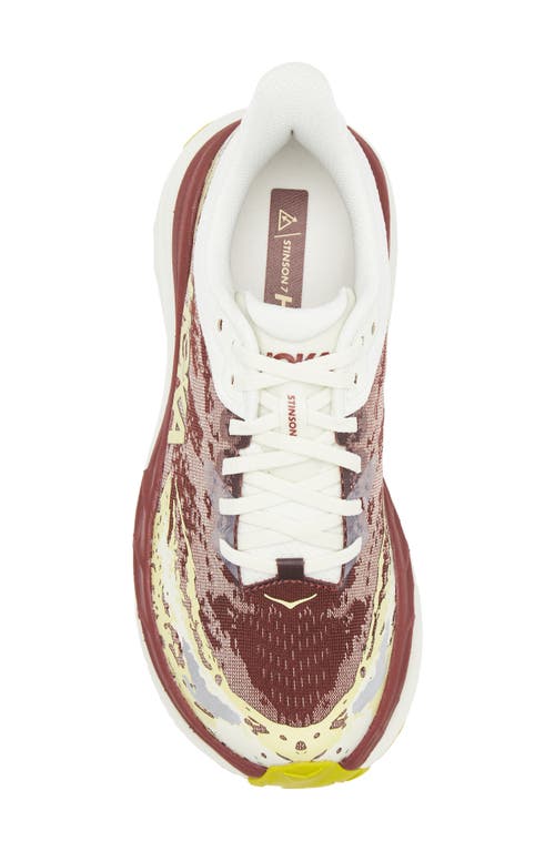 Hoka Stinson Atr 7 Running Shoe In Brown
