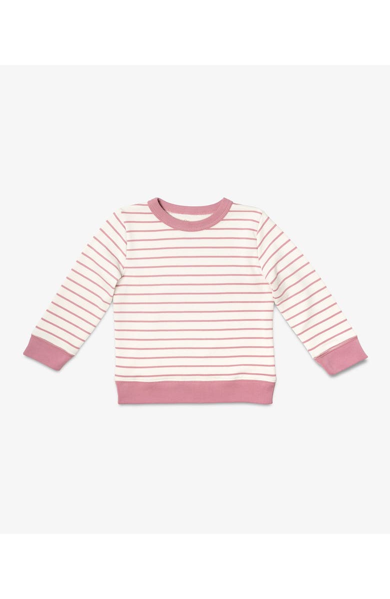 Oso and Me Remy Sweatshirt, Main, color, Rose Stripe