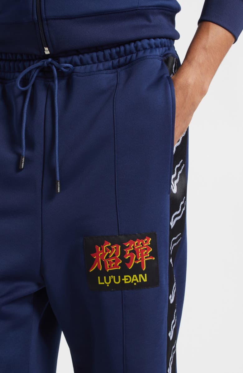 LU'U DAN Stacked Track Pants, Alternate, color, Deep Navy