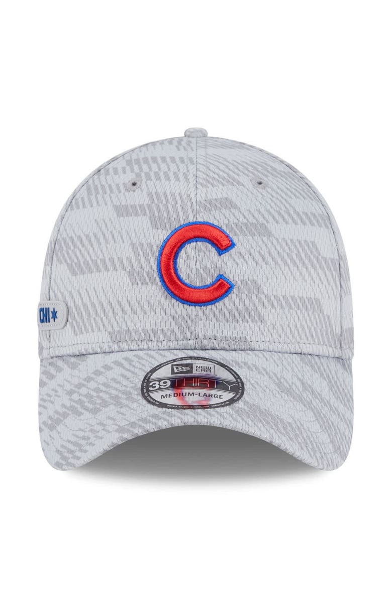 New Era Men's New Era Gray Chicago Cubs 2025 MLB Clubhouse 39THIRTY Flex Hat, Alternate, color, 