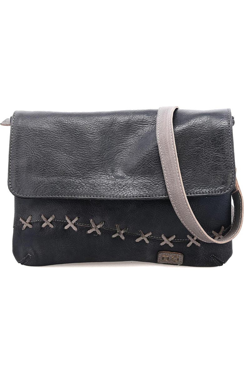 Bed Stu Cleo Handbag, Main, color, Black Icicle Rustic