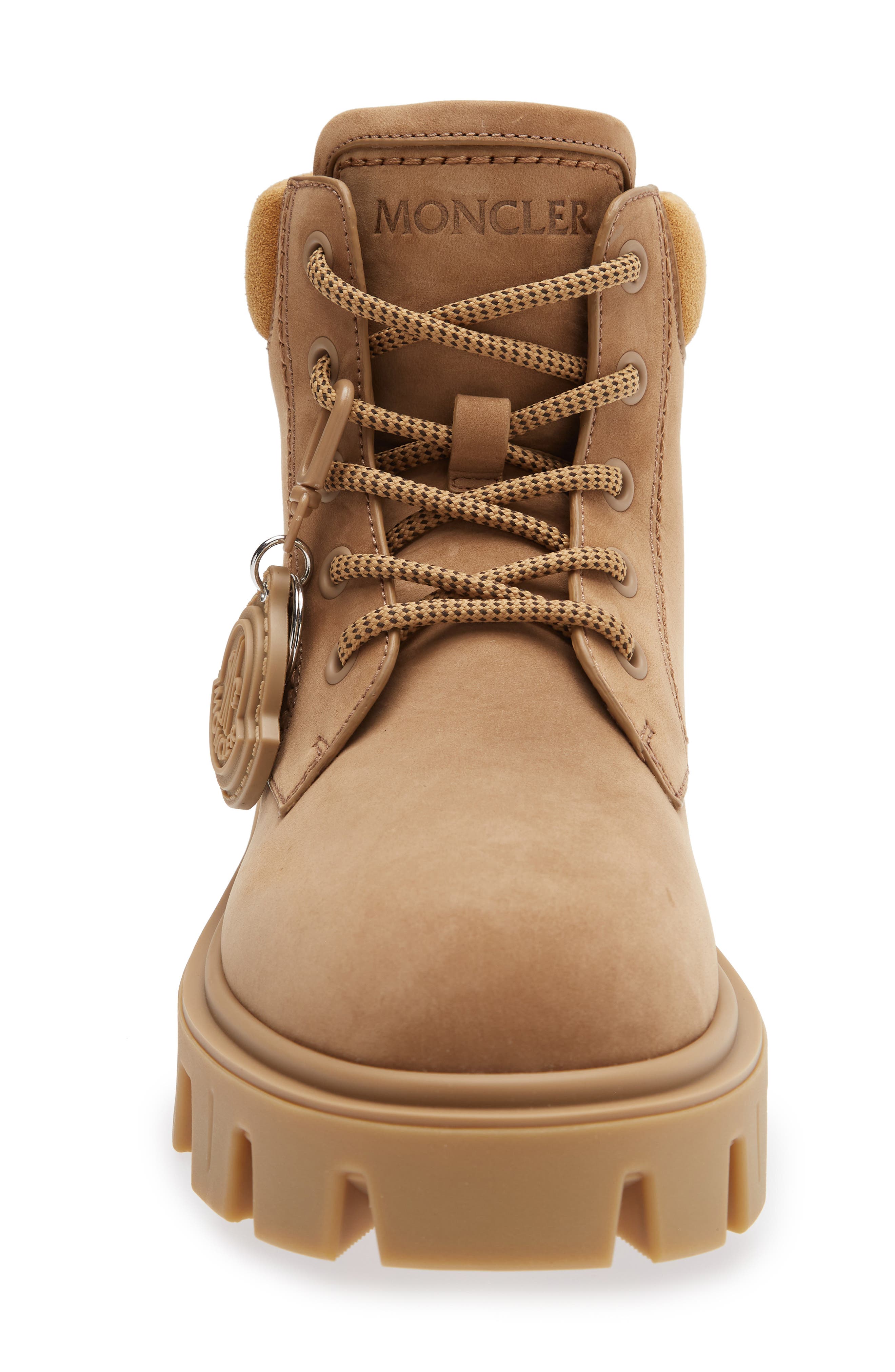 Peak City Nubuck & Suede Ankle Boot, Alternate, color, WARM BEIGE