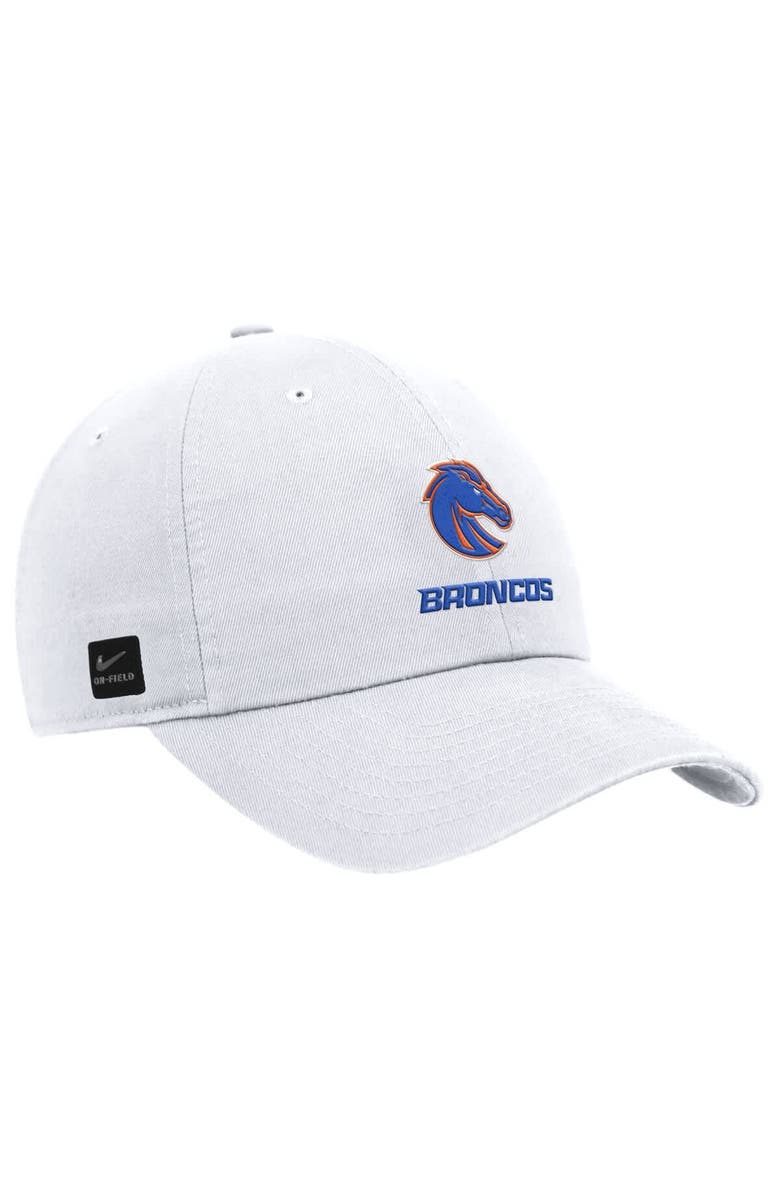 Nike Men's Nike White Boise State Broncos 2025 On-Field Club Adjustable Hat, Main, color, White
