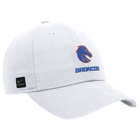 Men's Nike White Boise State Broncos 2025 On-Field Club Adjustable Hat