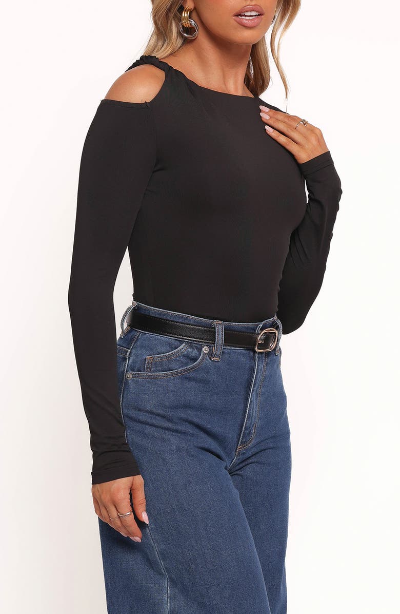 Petal & Pup Darma Cutout Top, Alternate, color, Black