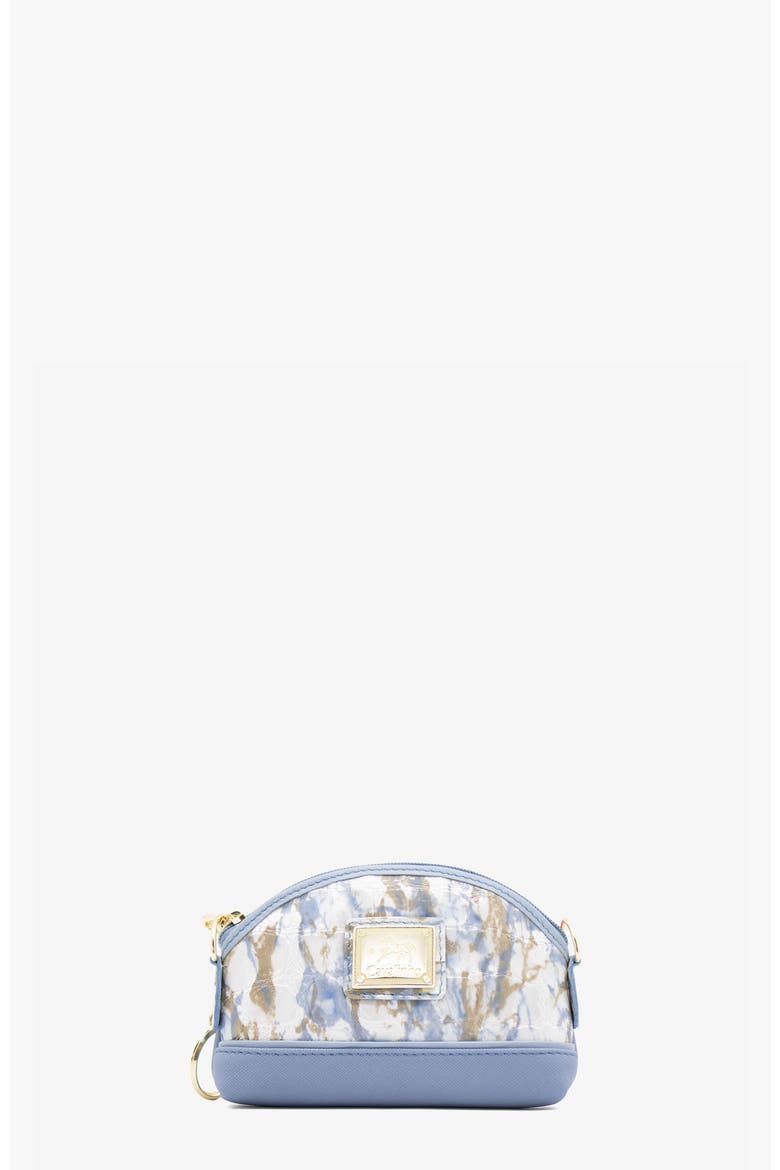 Acqua Bella Coin Purse 252, Main, color, Blue / White
