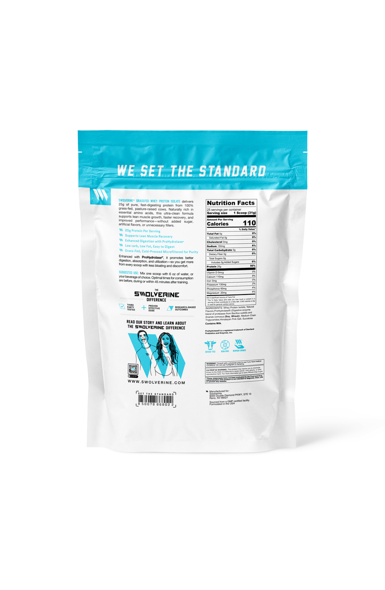 Swolverine Whey Protein Isolate, Alternate, color, Vanilla