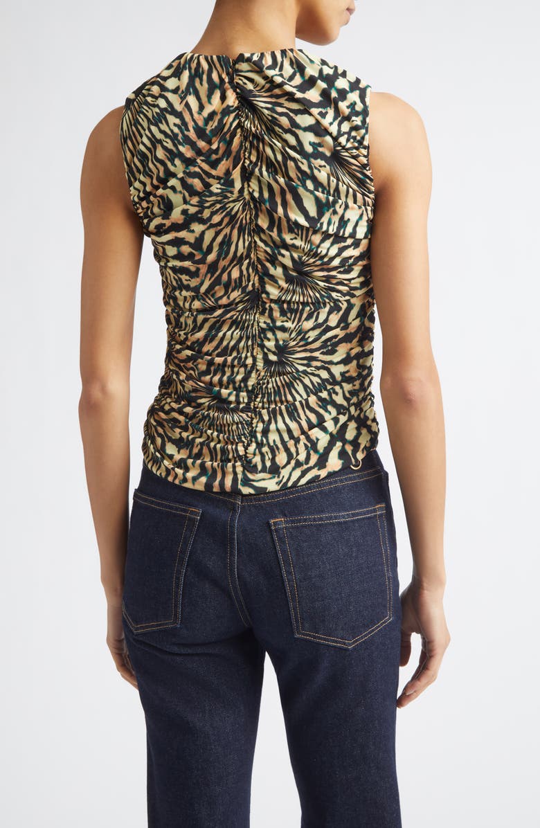 Ulla Johnson Annie Print Jersey Top, Alternate, color, Celestite