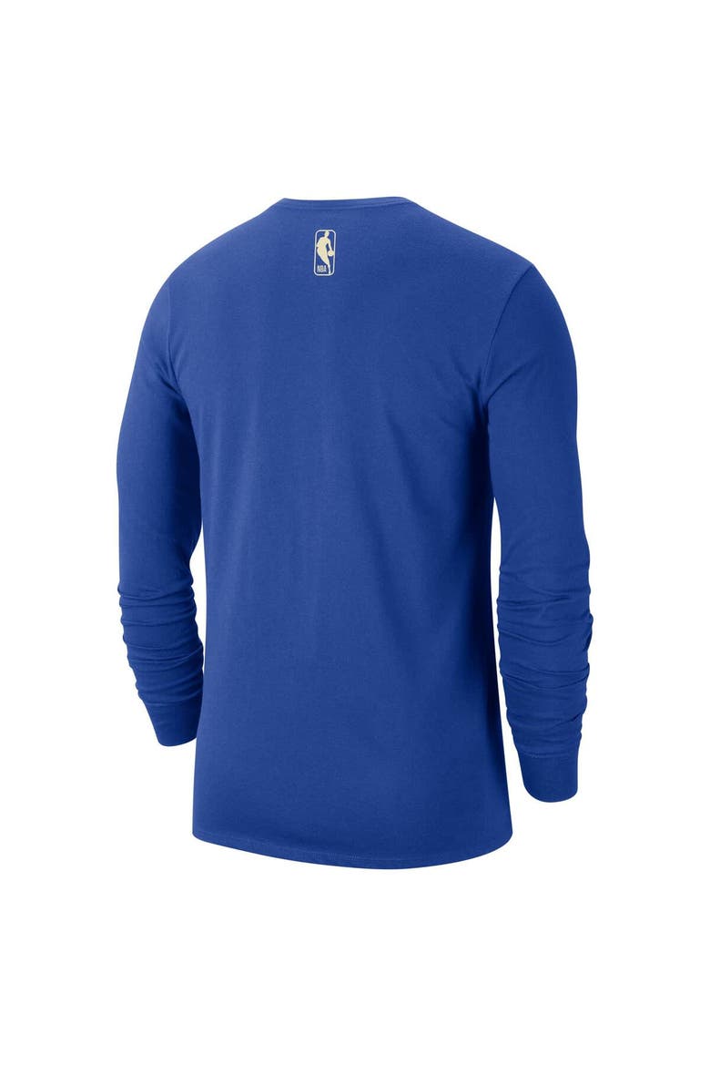 Men's Nike Royal Milwaukee Bucks 2024/25 City Edition Essential Logo Long Sleeve T-Shirt, Alternate, color, Royal