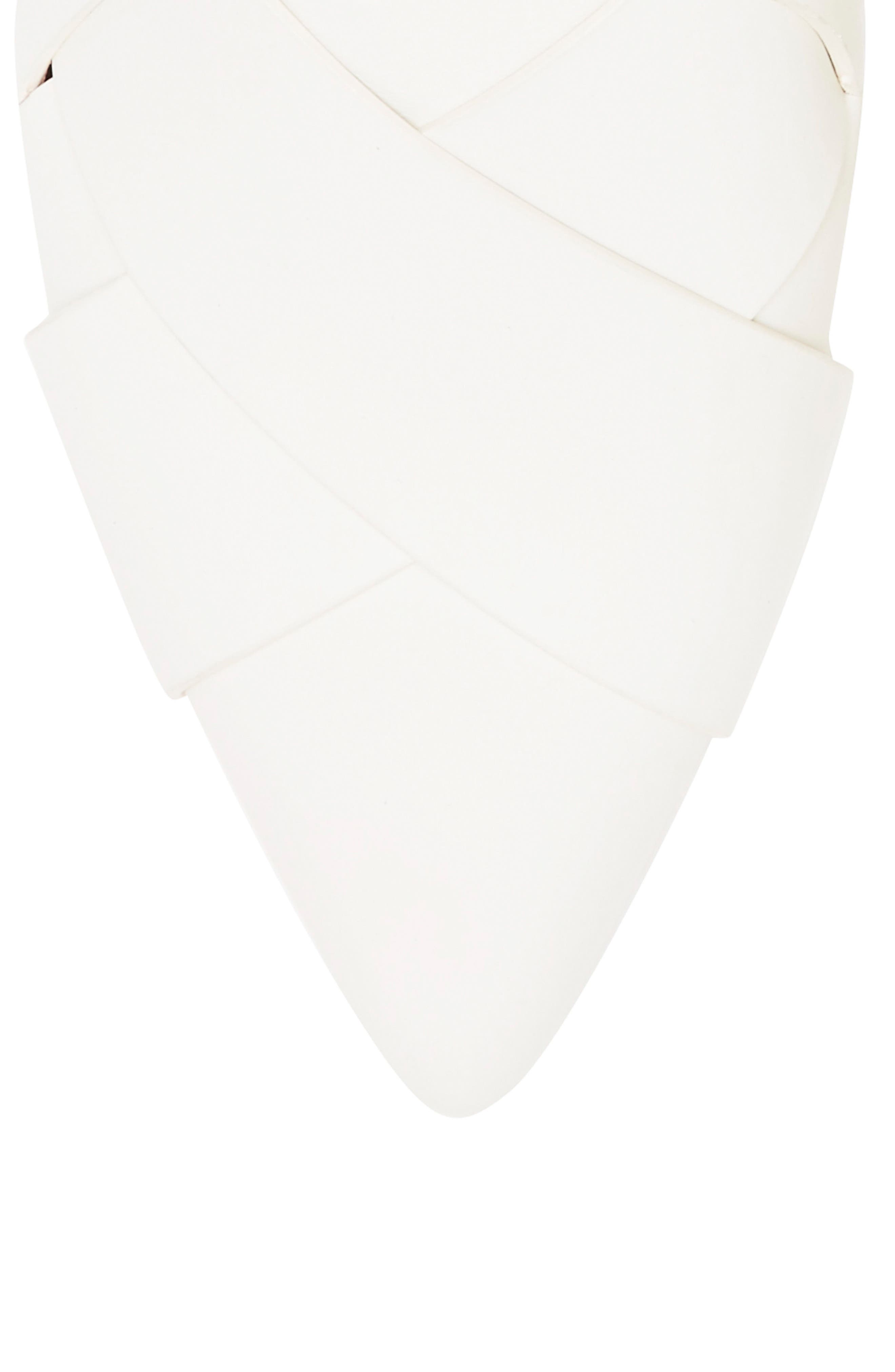 Leive Pointy Toe Mule, Alternate, color, WHITE LEATHER